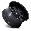 Fuel 1PC Darkstar 20x9 5x5 5x5.5 Gloss Black Milled Wheel 20" 1mm Rim