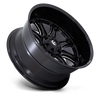 Fuel 1PC Darkstar 22x10 6x135 6x5.5 Gloss Black Milled Wheel 22" 10mm Rim