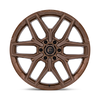 Fuel 1PC Flux 20x9 6x135 Platinum Bronze Wheel 20" 1mm Rim