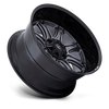22" Fuel 1PC Darkstar 22x9 8x6.5 1mm Wheel Matte Gunmetal Black Lip Truck Rim