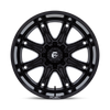 20" Fuel Darkstar 20x10 8x180 -18mm Wheel Gloss Black Milled For Chevy GMC Rim