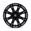 Set 4 22" Fuel Darkstar 22x9 5x5.5 5x150 1mm Wheels Gloss Black Milled Rims