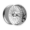 Set 4 24" Fittipaldi Off Road FTF507P 24x14 Polished 5x5 Wheels -76mm Truck Rims