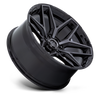 Set 4 Fuel  Flux 20x9 6x120 Gloss Black Brushed Face Gray Tint Wheels 20" 20mm