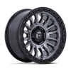 Set 4 Fuel  FC857 Rincon 20x10 5x5 Matte Gunmetal Black Lip Wheels 20" -18mm