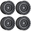 Set 4 Black Rhino Sentinel 20x9.5 6x5.5 Matte Black Wheels 20" 12mm Rims