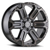 Set 4 Black Rhino Wanaka 18x9 6x5.5 Gunmetal Brushed & Gunmetal Wheels 18" 12mm
