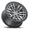 Set 4 18" Voxx G-FX TR-24 Matte Grey Matte Black Lip 18x9 6x135 6x5.5 12mm Rims