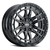 17" Voxx G-FX TR-24 Matte Black Wheel 17x9 6x135 6x5.5 12mm For Ford Chevy GMC