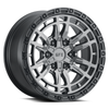 Set 4 20" Voxx G-FX TR-24 Matte Grey Matte Black Lip 20x9 6x135 6x5.5 12mm Rims