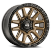 17" Voxx G-FX T26 Bronze Black Lip & Matte Black Bolts Wheel 17x9 6x5.5 0mm Rim