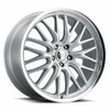 Set 4 18" Voxx Masi Silver Mirror Mach Lip Wheels 18x8 5x112 45mm Rims