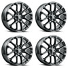 Set 4 22" Voxx Replica SRV Gloss Black Wheels 22x9 6x5.5 28mm Rims