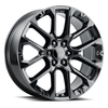 Set 4 22" Voxx Replica SRV Gloss Black Wheels 22x9 6x5.5 28mm Rims