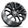 Set 4 22" Voxx Replica SRV Gloss Black Wheels 22x9 6x5.5 28mm Rims