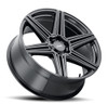 Set 4 18" Voxx Sotto Gloss Black Wheels 18x8.5 6x5 6x135 39mm Rims