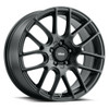 15" Voxx Orso Matte Black Wheel 15x7 5x100 5x4.5 40mm Rim