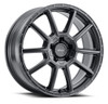 Set 4 18" Voxx Monte Matte Black Wheels 18x8 5x4.25 5x4.5 40mm Rims