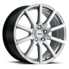 Set 4 18" Voxx Este Bright Silver Wheels 18x8 5x4.25 5x4.5 45mm Rims
