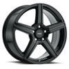 Set 4 18" Voxx Como Gloss Black Wheels 18x8 5x112 5x120 45mm Rims