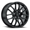 17" Voxx Nova Gloss Black Wheel 17x8 5x5 40mm For Jeep Truck Suv Rim