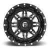 Set 4 Fuel UTV D567 Lethal 15x7 4x156 Matte Black Milled Wheels 15" 13mm Rims