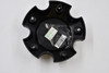 Moto Metal Satin Black w/ Chrome Logo & Cosmetic Screws Wheel Center Cap Hub Cap 1263S04 4.5" 5 Lug