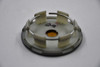 QUAD Wheels Gray w/Black Logo Wheel Center Cap Hub Cap QUAD/3 3"
