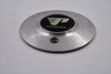 Progressive Brushed Aluminum w/ Black & Gold Logo Wheel Center Cap Hub Cap 6/PROGRESS 6"