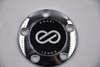 ENKEI Chrome & Black Wheel Center Cap Hub Cap PCH26-C-A 2.625" Ornament