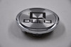 Quad Chrome w/Machined & Gray Inset Wheel Center Cap Hub Cap 2345K077(CG) 3"
