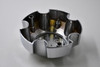 Vision Chrome w/Black Logo Wheel Center Cap Hub Cap C415-5V(U) 5.75" Vision 415 Bomb, 5 Lug