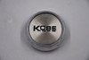 Kobe Chrome w/MAchined & Black Inset Wheel Center Cap Hub Cap KOBE/2.5 2.5"