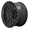 Set 4 XD XD856 Omega 20x10 8x6.5 Satin Black Wheels 20" -18mm Rims