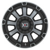 Set 4 XD XD852 Gauntlet 20x9 5x5 5x5.5 Satin Black With Gray Tint Wheels 20" 0mm