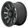 Set 4 XD XD852 Gauntlet 20x9 5x5 5x5.5 Satin Black With Gray Tint Wheels 20" 0mm