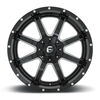 Set 4 Fuel D610 Maverick 18x9 6x135 6x5.5 Black Milled Wheels 18" -13mm