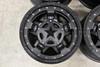 Set 4 XD XD827 Rockstar III 17x8 6x4.5 Matte Black Wheels 17" 20mm Rims