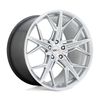 Cray Hammerhead 19x9 5x4.75 Gloss Silver W/ Mirror Cut Face Wheel 19" 50mm Rim