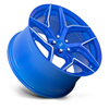 Set 4 Niche M268 Torsion 20x9 5x112 Anodized Blue Milled Wheels 20" 27mm