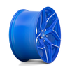 Set 4 Niche M268 Torsion 20x9 5x112 Anodized Blue Milled Wheels 20" 27mm