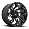 Set 4 Fuel D753 Reaction 20x9 5x4.5 5x5 Gloss Black Milled Wheels 20" 1mm