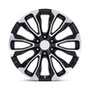 Set 4 Performance Replicas PR211 22x9 6x5.5 Black Machined Face Wheels 22" 28mm