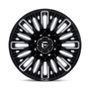 Fuel 1PC D849 Rebar 20x10 8x180 Gloss Black Milled Wheel 20" -18mm Rim