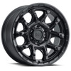 Set 4 Black Rhino Ark 20x9 6x5.5 Black W/ Black Bolts Wheels 20" 12mm