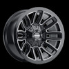 Set 4 20" Mayhem Decoy 20x10 Black Milled 8x6.5 8x170 Wheels -19mm Lifted Rims