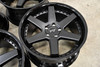Set 4 Niche M192 Altair 19x10 5x120 Gloss Black Matte Black Wheels 19" 40mm