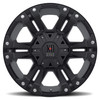 Set 4 XD XD822 Monster II 17x9 5x4.5 5x5 Matte Black Wheels 17" -12mm Rims