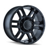 16" Ion 179 16x8 Matte Black 6x4.5 Wheel 10mm Rim For Nissan