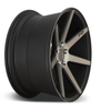 Set 4 Niche M150 Verona 20x10 5x4.5 Matte Black Machined Wheels 20" 40mm